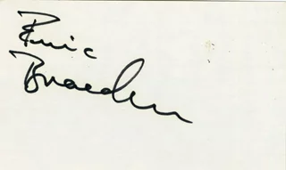 Eric Braeden autograph