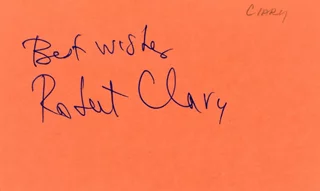 Robert Clary autograph