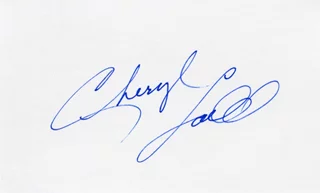 Cheryl Ladd autograph