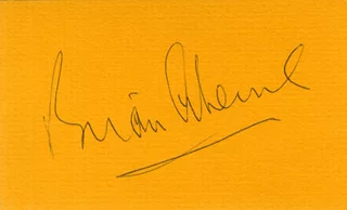 Brian Aherne autograph