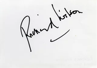 Richard Wilson autograph