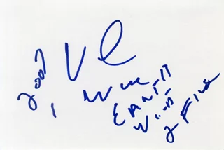 Verdine White autograph