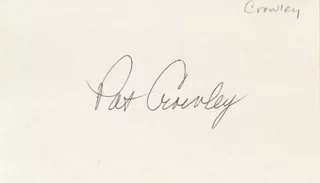 Patricia Crowley autograph