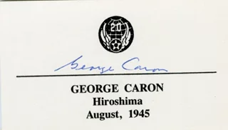 George Caron autograph