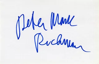 Peter Mark Richman autograph