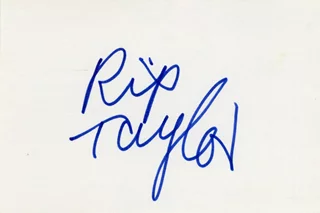 Rip Taylor autograph