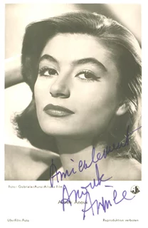 Anouk Aimee autograph