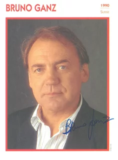 Bruno Ganz autograph