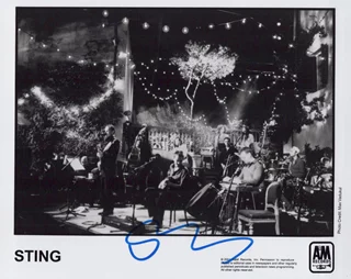 Sting autograph
