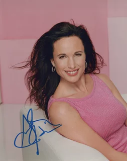 Andie MacDowell autograph