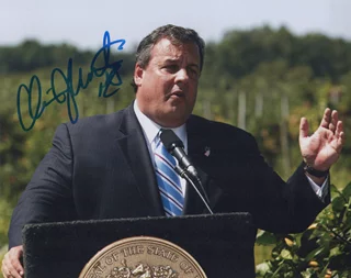 Chris Christie autograph