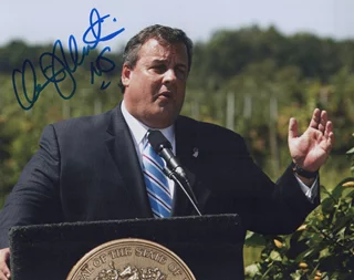 Chris Christie autograph