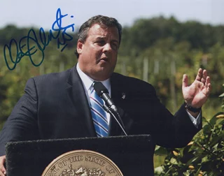 Chris Christie autograph