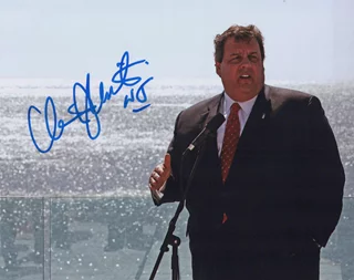 Chris Christie autograph
