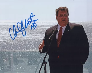 Chris Christie autograph