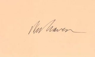 Wes Craven autograph