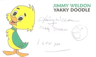 Jimmy Weldon autograph