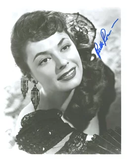 Ruth Roman autograph