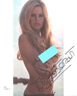 Brigitte Bardot autograph