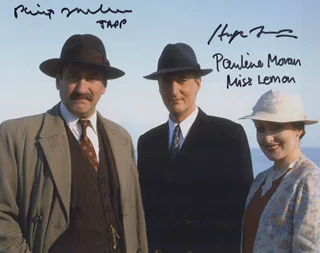 Poirot autograph