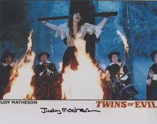 Judy Matheson autograph