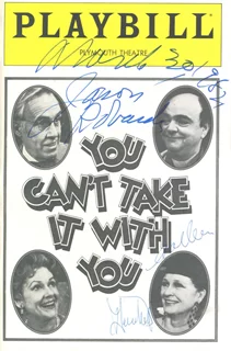 You Can't Take It With You autograph