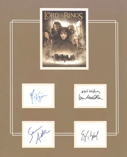 Lord of the Rings autograph
