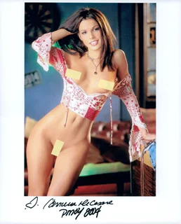 Carmella DeCesare autograph
