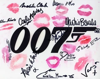 James Bond Girls autograph