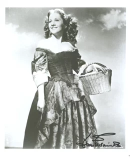 Joan Fontaine autograph