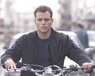Matt Damon autograph