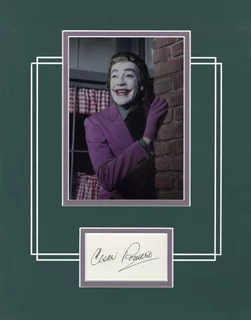 Cesar Romero autograph