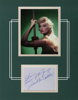 Irish McCalla autograph