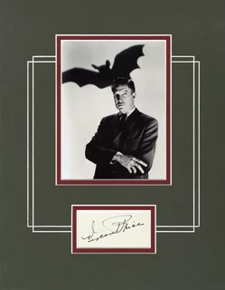 Vincent Price autograph