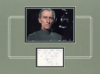Peter Cushing autograph