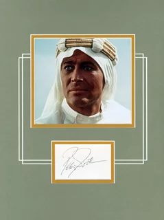 Peter O'Toole autograph