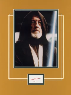 Alec Guinness autograph