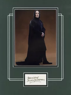 Alan Rickman autograph
