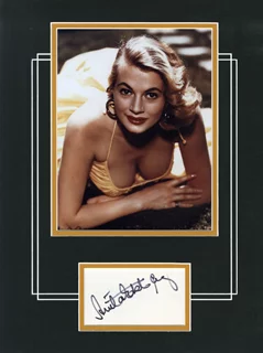 Anita Ekberg autograph