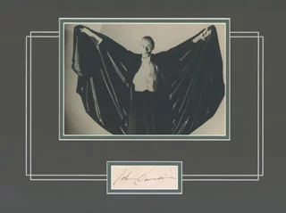 John Carradine autograph