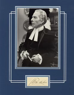 George Arliss autograph