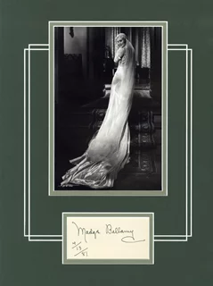 Madge Bellamy autograph
