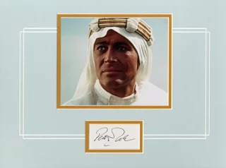 Peter O'Toole autograph