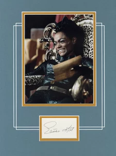Eartha Kitt autograph