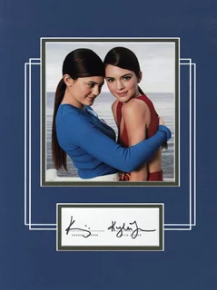 Kendall and Kylie Jenner autograph