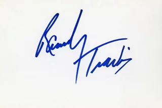 Randy Travis autograph