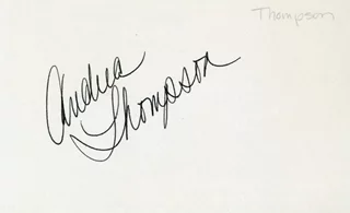 Andrea Thompson autograph