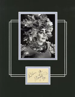 Martha Raye autograph