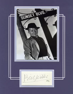 Billy Wilder autograph