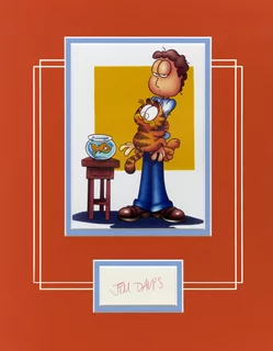Garfield autograph